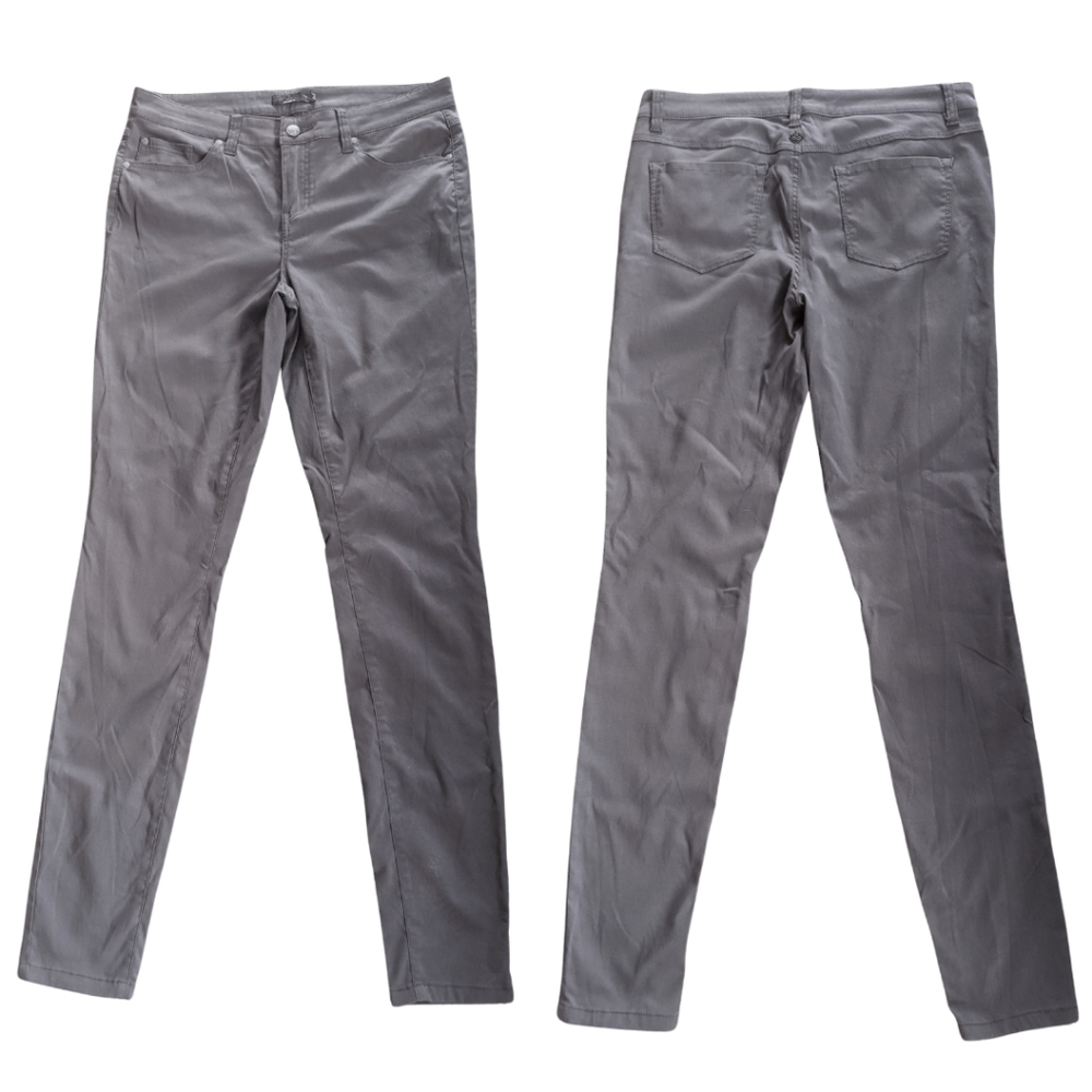 Women's Gray Stretch Preformance Prana Pants Size 10